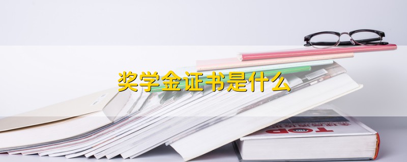 獎(jiǎng)學(xué)金證書是什么