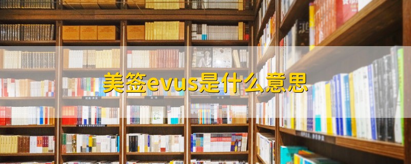 美簽evus是什么意思