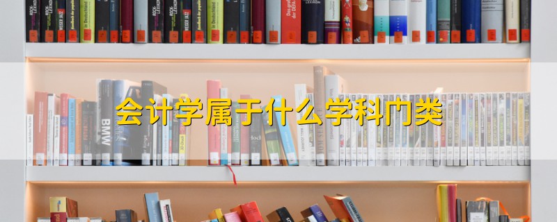 會(huì)計(jì)學(xué)屬于什么學(xué)科門類