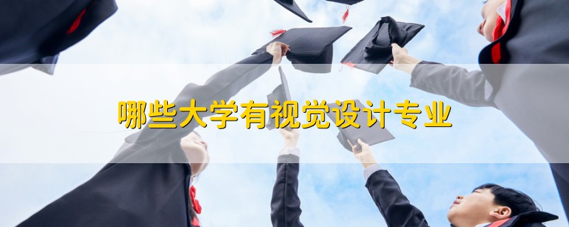 哪些大學(xué)有視覺設(shè)計(jì)專業(yè)