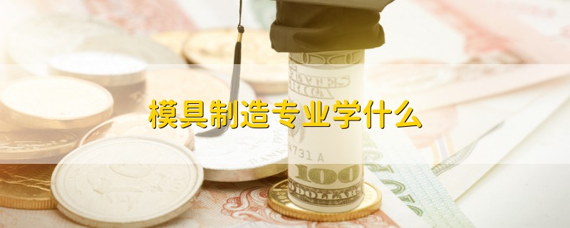 模具制造專業(yè)學什么