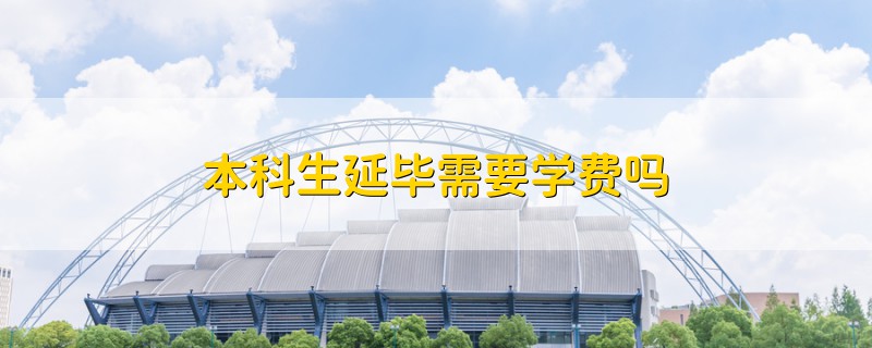 本科生延畢需要學(xué)費(fèi)嗎
