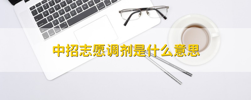 中招志愿調(diào)劑是什么意思