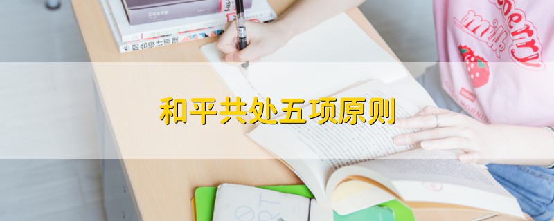 和平共處五項(xiàng)原則