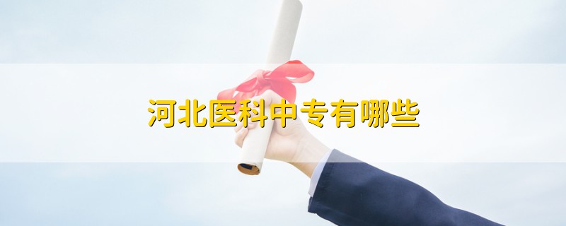 河北醫(yī)科中專有哪些