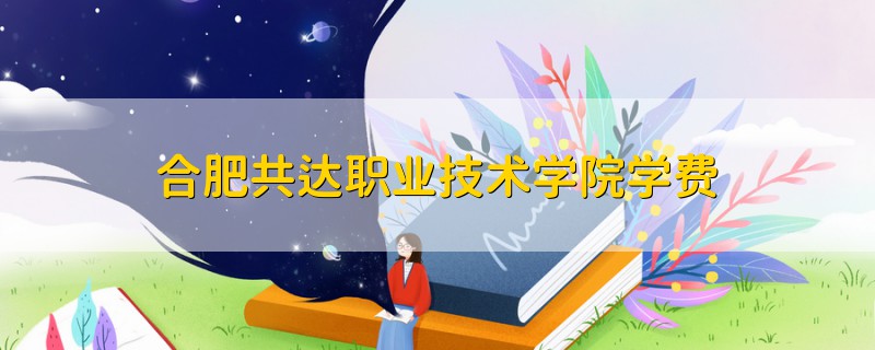 合肥共達職業(yè)技術學院學費