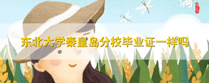 東北大學(xué)秦皇島分校畢業(yè)證一樣嗎