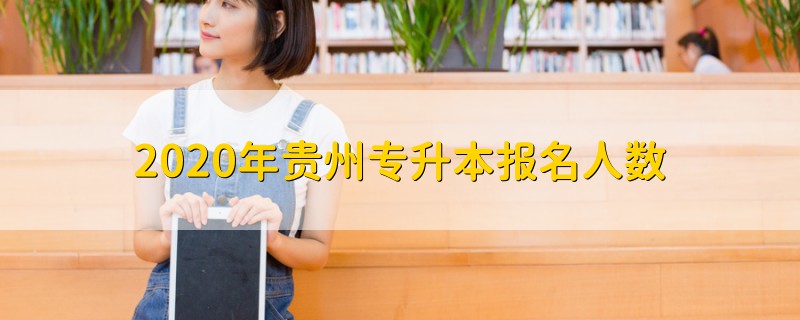 2020年貴州專升本報(bào)名人數(shù)