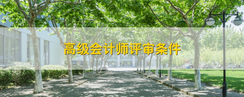 高級會計師評審條件