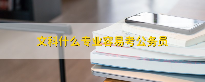 文科什么專業(yè)容易考公務員