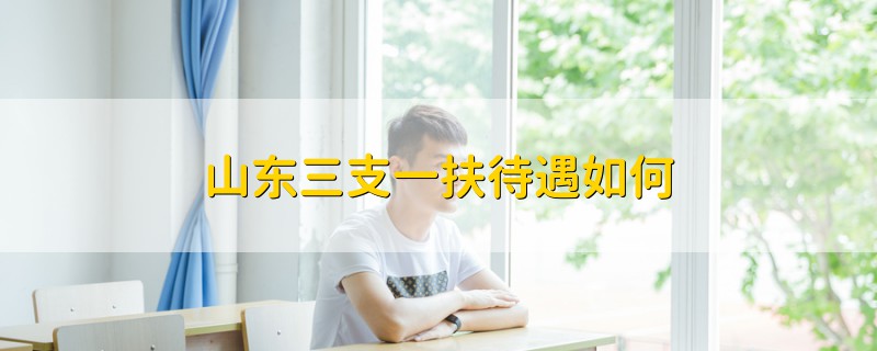 山東三支一扶待遇如何