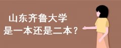 山東齊魯大學(xué)是一本還是二本