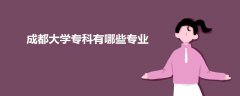 成都大學(xué)?？朴心男I(yè)