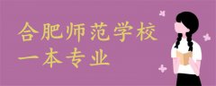 合肥師范學(xué)校一本專(zhuān)業(yè)