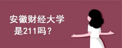 安徽財經(jīng)大學(xué)是211嗎
