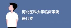 河北醫(yī)科大學臨床學院是幾本