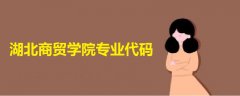 湖北商貿(mào)學院專業(yè)代碼