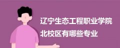 遼寧生態(tài)工程職業(yè)學院北校區(qū)有哪些專業(yè)