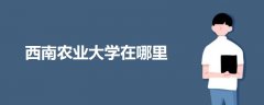 西南農(nóng)業(yè)大學(xué)在哪里