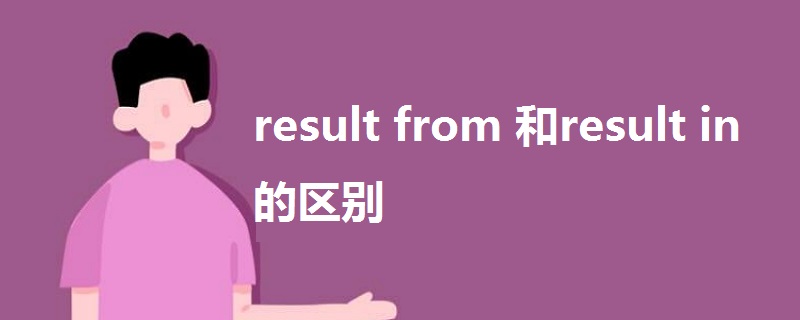 result from 和result in的區(qū)別