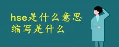 hse是什么意思的縮寫
