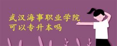 武漢海事職業(yè)學(xué)院可以專(zhuān)升本嗎