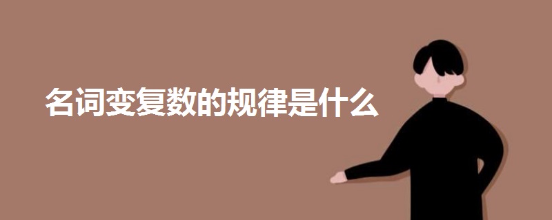 名詞變復數(shù)的規(guī)律是什么
