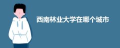 西南林業(yè)大學(xué)在哪個城市