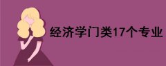 經(jīng)濟學(xué)門類17個專業(yè)