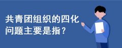 共青團(tuán)組織的四化問題主要是指