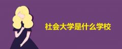 社會(huì)大學(xué)是什么學(xué)校