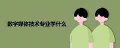數(shù)字媒體技術(shù)專業(yè)學(xué)什么