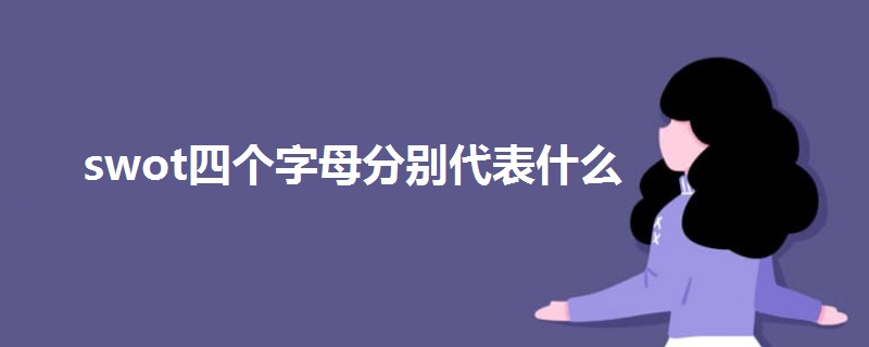 swot四個(gè)字母分別代表什么