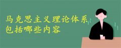 馬克思主義理論體系包括哪些內(nèi)容