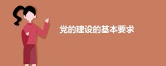 黨的建設(shè)的基本要求
