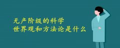無產階級的科學世界觀和方法論是