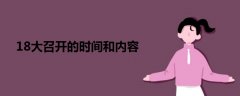 18大召開的時間和內(nèi)容