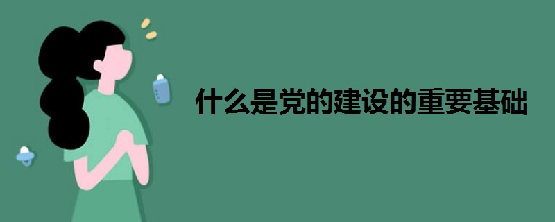 什么是黨的建設(shè)的重要基礎(chǔ)