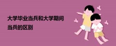 大學畢業(yè)當兵和大學期間當兵的區(qū)別