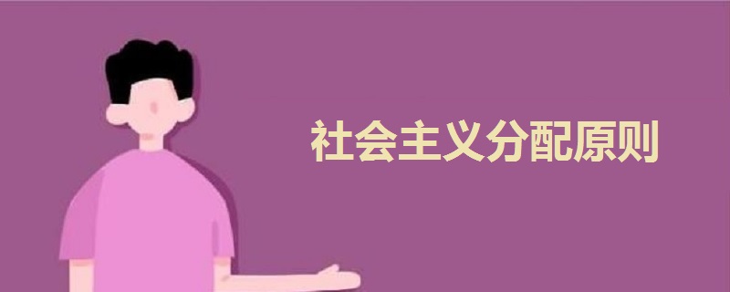 社會主義分配原則