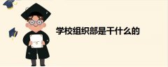 學(xué)校組織部是干什么的