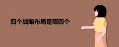 四個戰(zhàn)略布局是哪四個