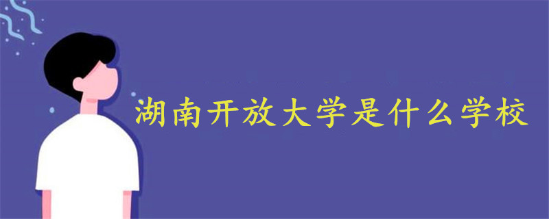 湖南開放大學是什么學校