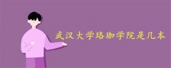 武漢大學(xué)珞珈學(xué)院是幾本