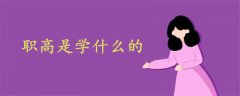 職高是學什么的