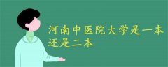 河南中醫(yī)院大學(xué)是一本還是二本