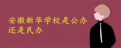 安徽新華學校是公辦還是民辦