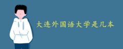 大連外國(guó)語(yǔ)大學(xué)是幾本