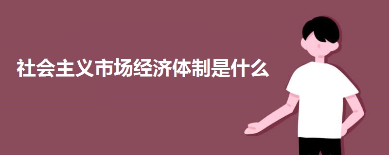 社會(huì)主義市場(chǎng)經(jīng)濟(jì)體制是什么