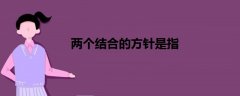 兩個(gè)結(jié)合的方針是指